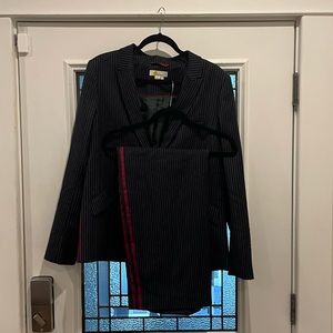 Boden Cresswell pinstripe suit - skirt and blazer - size 16 US (20 UK).